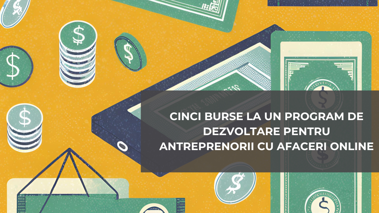 Cinci burse la un program de dezvoltare pentru antreprenorii cu afaceri online