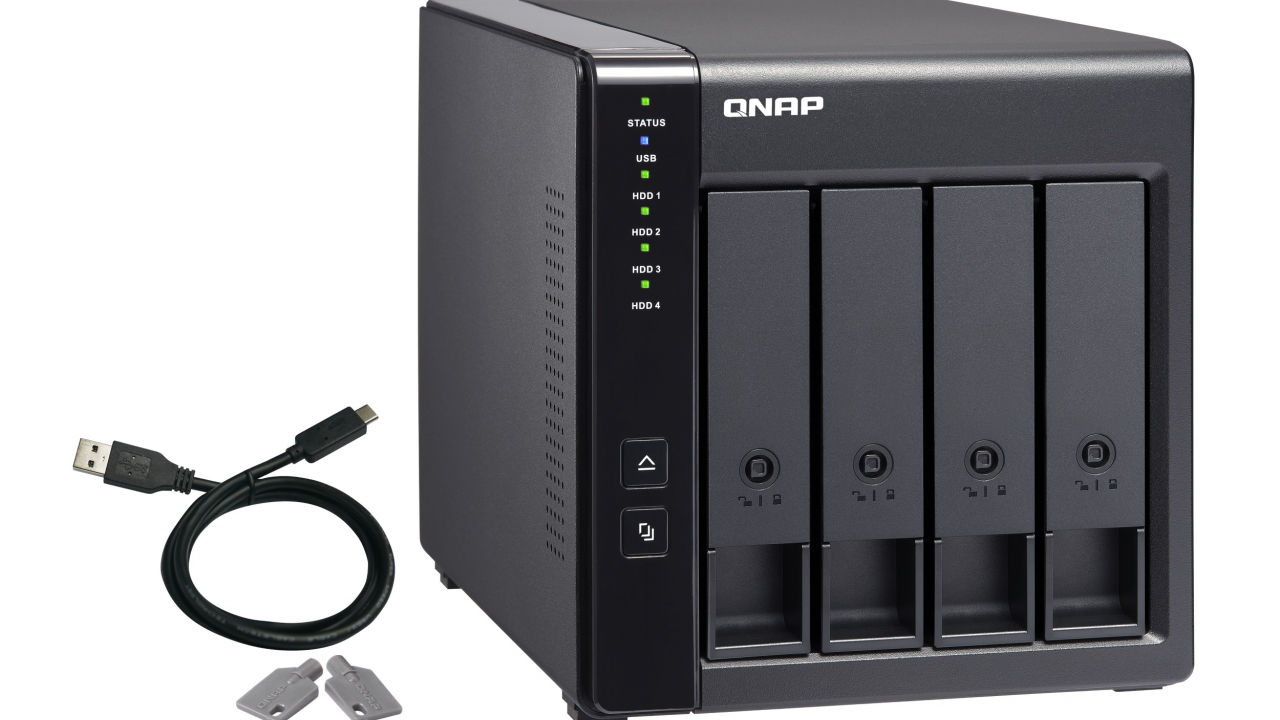 Această extensie RAID de la QNAP se leagă la server sau la PC cu USB-C