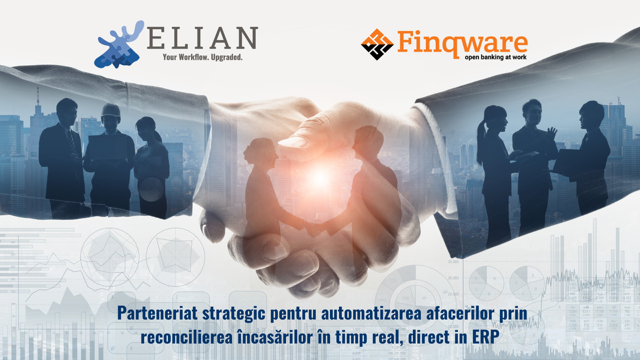 Finqware, integrare cu o soluție ERP oferită de Elian Solutions