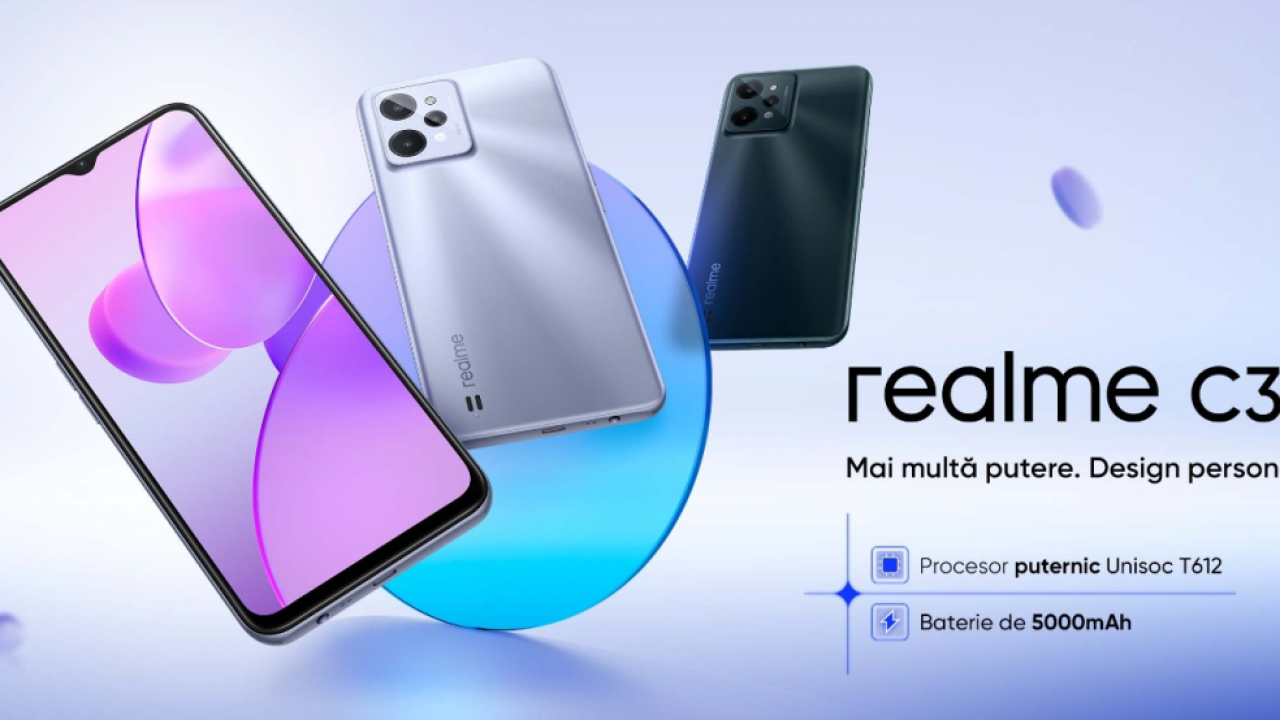 realme C31, telefon ieftin și bun pentru tineri lansat pe piața din România