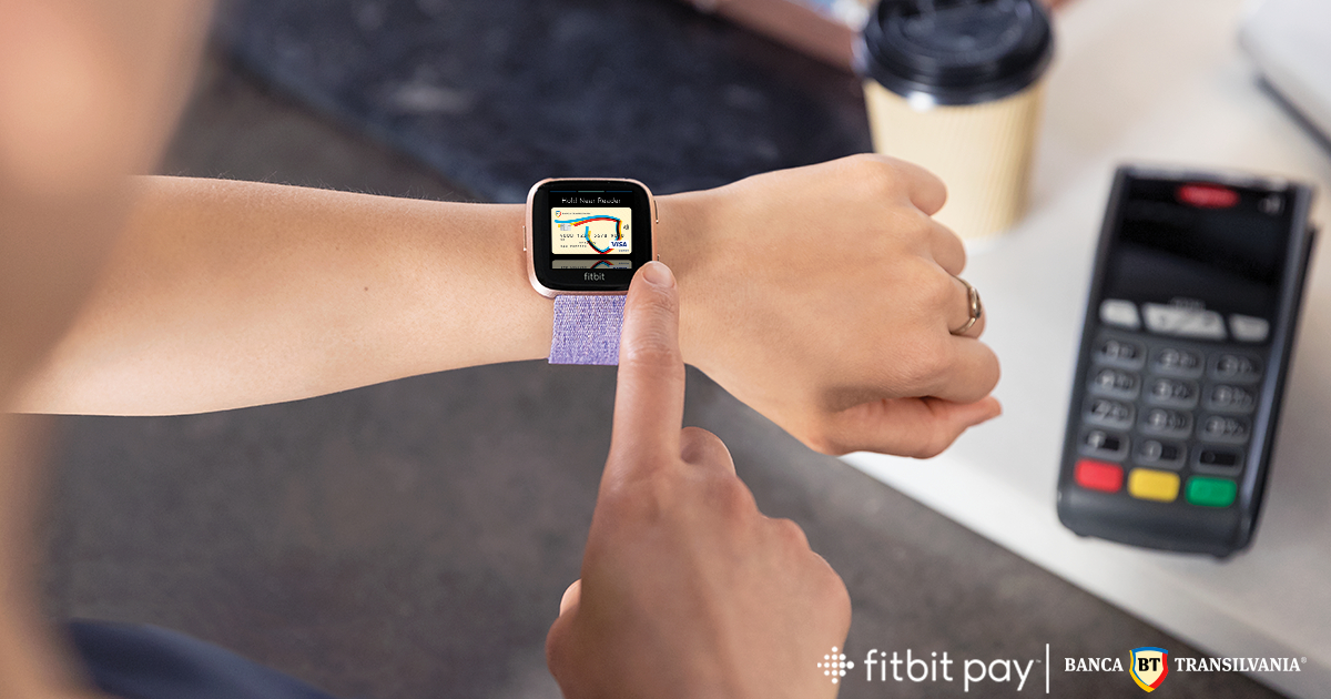 Fitbit Pay, disponibil pentru clienții Banca Transilvania