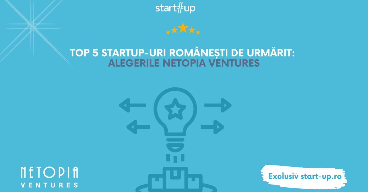 Top 5 startup-uri românești de urmărit, alegerile Netopia Ventures