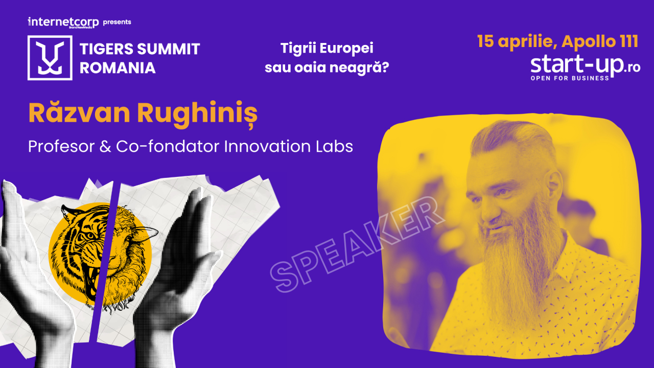 Răzvan Rughiniș, Universitatea Politehnica | <span class="title-highlight">Tigers Summit</span>. Cum transferi cercetarea în business?