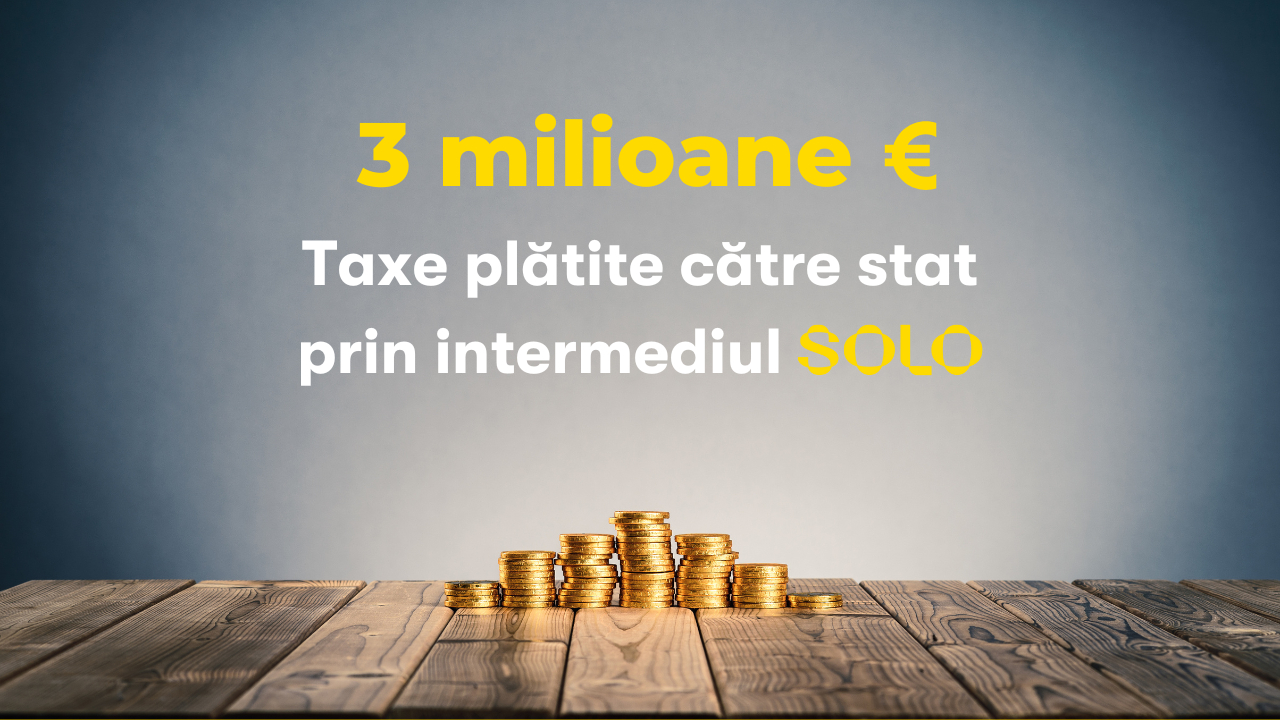 Taxe în valoare de 3 milioane de euro plătite de PFA-uri prin SOLO în 2022