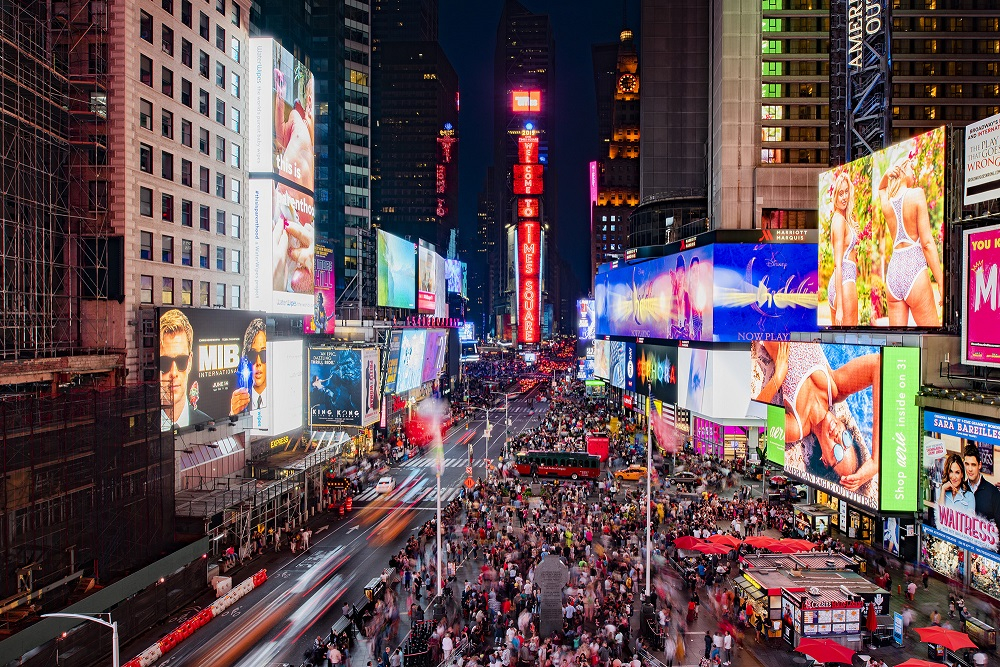 Times Square, scăldat în lumina unor noi LED-uri