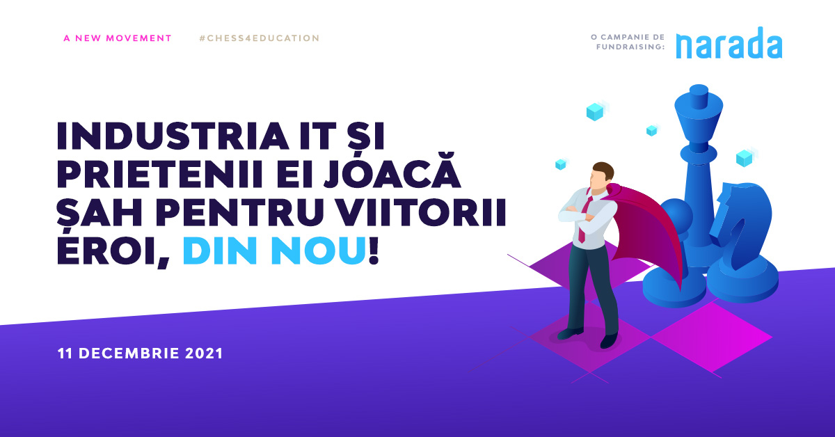 „Elon Musk de la Curcani” - Antreprenorii IT joacă șah pentru a ajuta școlile