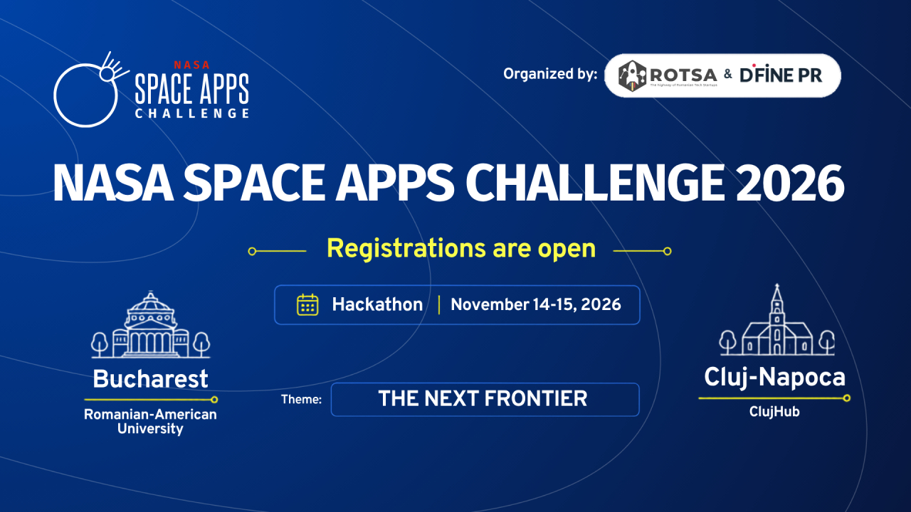 Înscrieri deschise la NASA Space Apps Challenge până pe 13 noiembrie