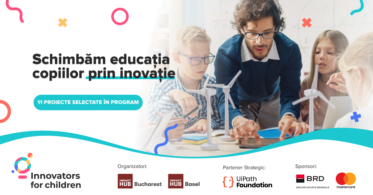 Innovators for Children: cele 11 startup-uri care intră în ediția din 2022