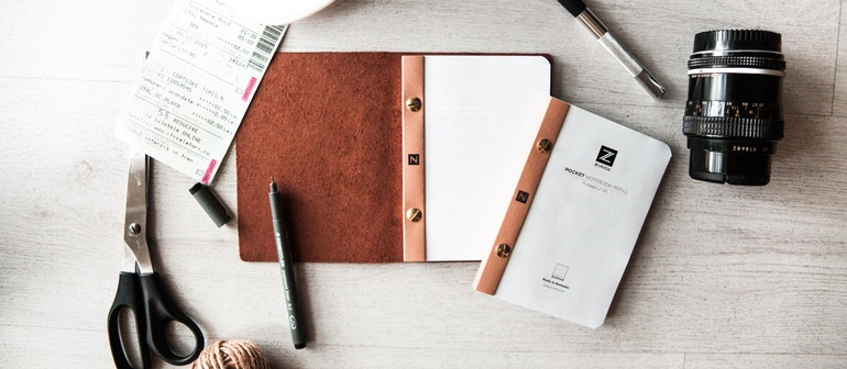 Moleskine de România: Zuriell, agenda refolosibilă