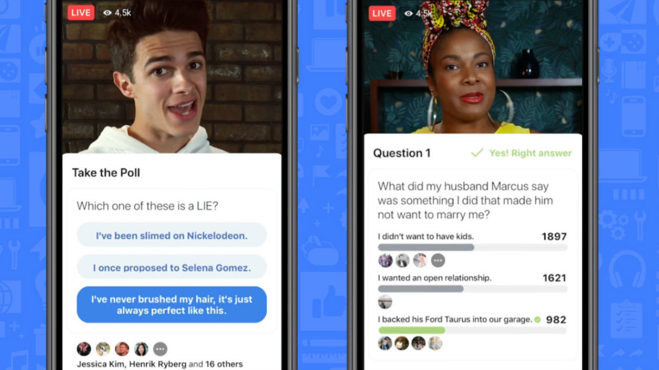 Facebook lansează platformă de jocuri trivia live, pe bani