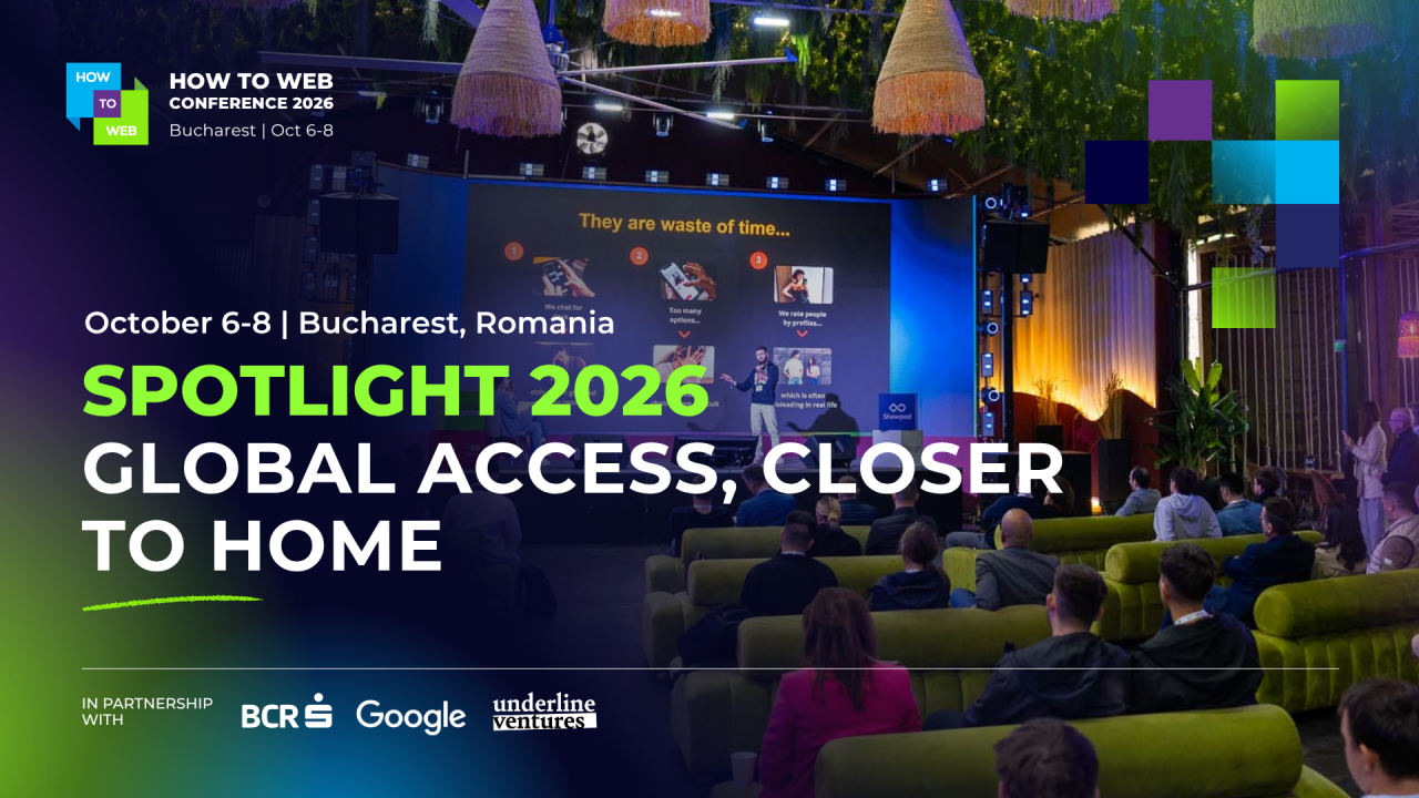 20 de startup-uri sunt așteptate la pitch pentru Spotlight 2026 din cadrul How to Web Conference