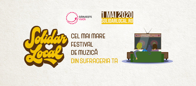 SolidarLocal, festival de muzică în sufrageria ta: donează pentru spitale