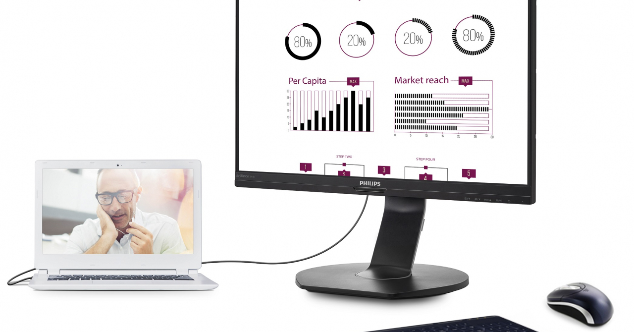 Acest monitor îți oferă toate porturile care lipsesc de pe ultrabook