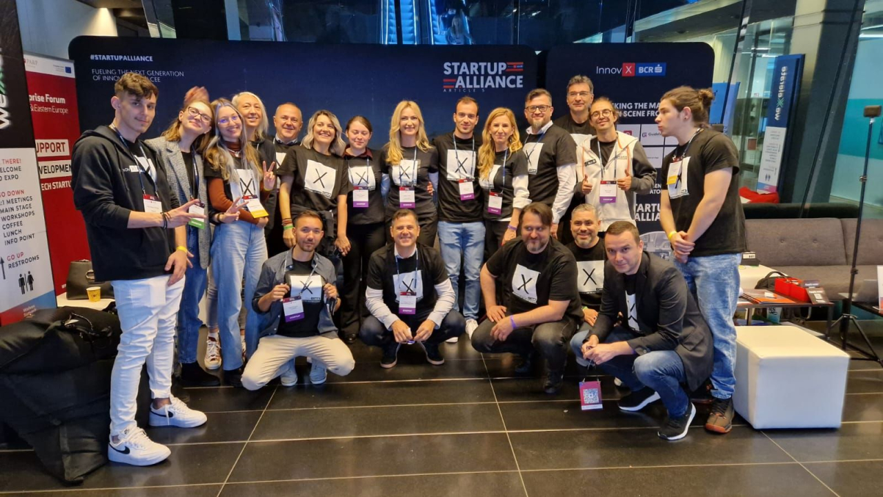 InnovX-BCR a dus 10 startup-uri la Wolves Summit pentru conexiuni cu investitorii