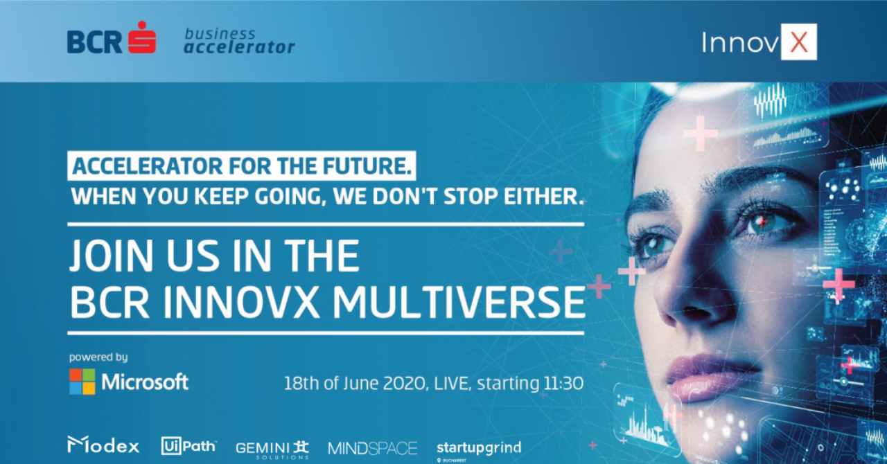InnovX Multiverse: conferință hibrid cu cele 10 startup-uri din accelerator