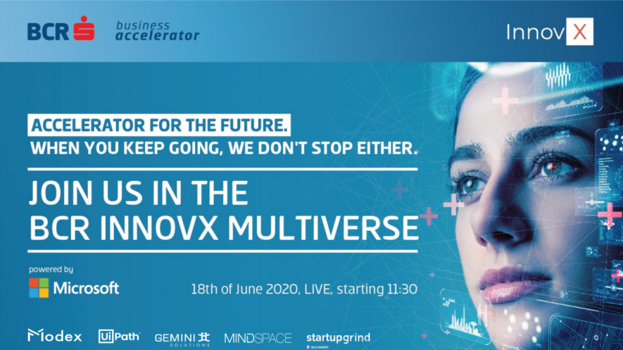 InnovX Multiverse: conferință hibrid cu cele 10 startup-uri din accelerator