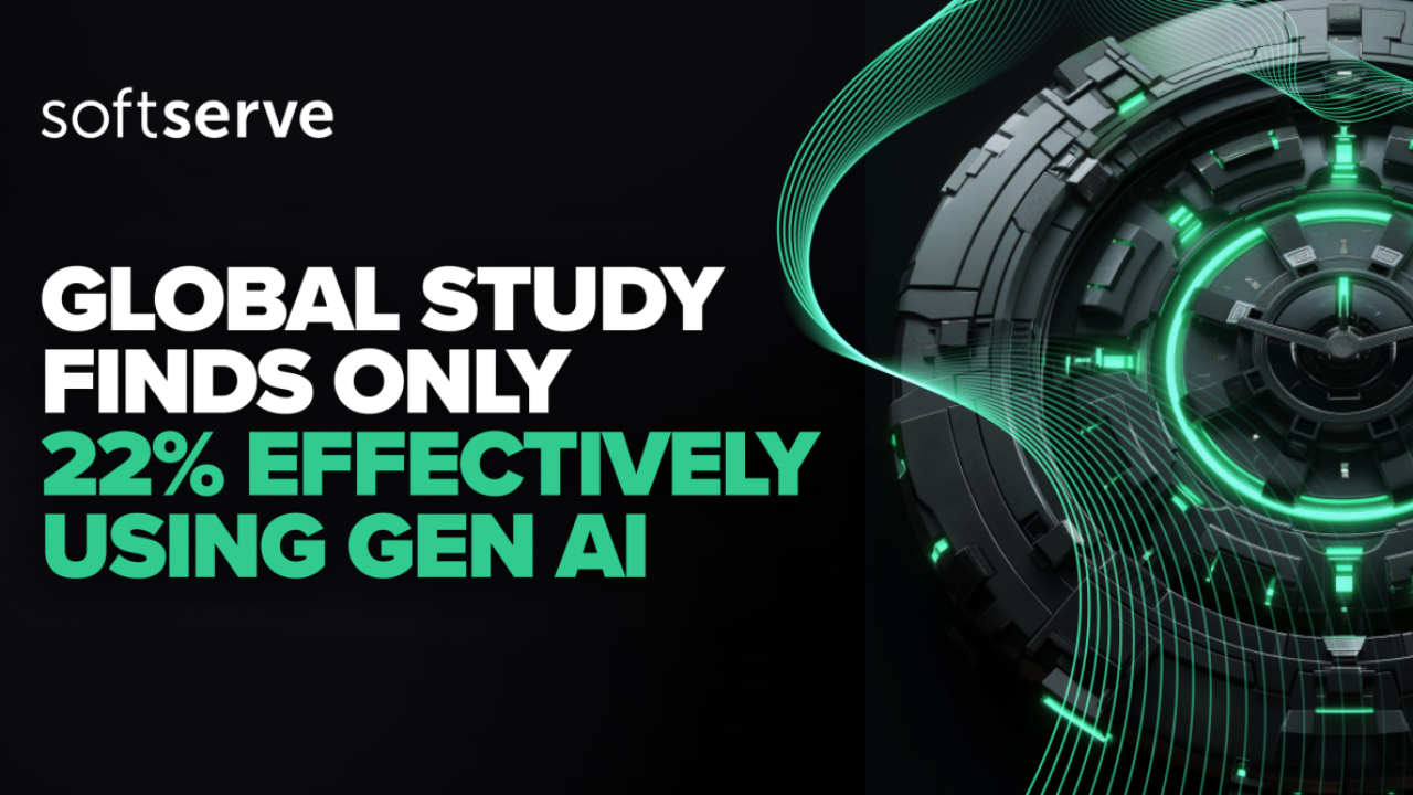 Doar 22% din companii utilizează inteligență artificială generativă eficient