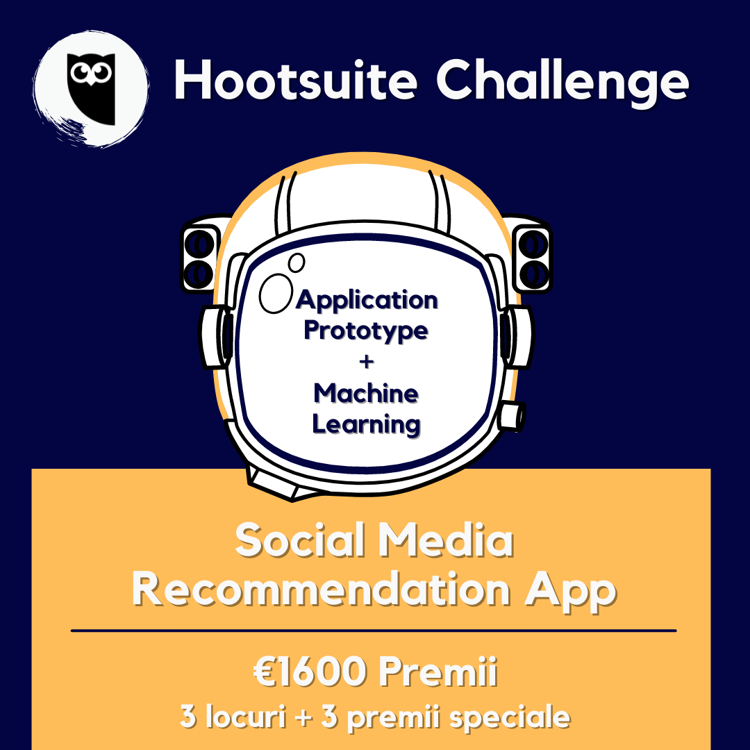SpaceHack 2021: 24 de ore pentru a face un app cu recomandări de social media
