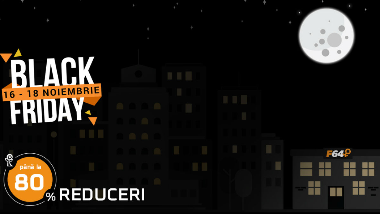 Black Friday F64: peste 1.500 de produse reduse cu până la 80%