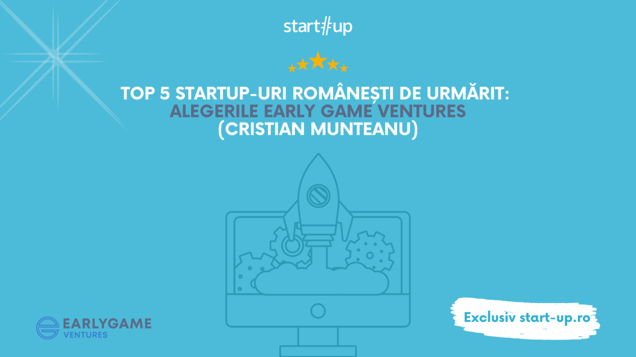 Top 5 startup-uri românești de urmărit: alegerile Early Game Ventures