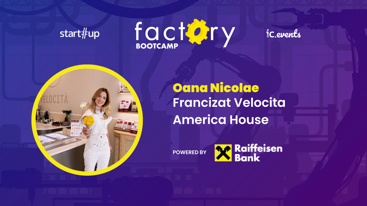 Afli la Factory Bootcamp succesul direct de la alumni: Oana Nicolae - Velocita