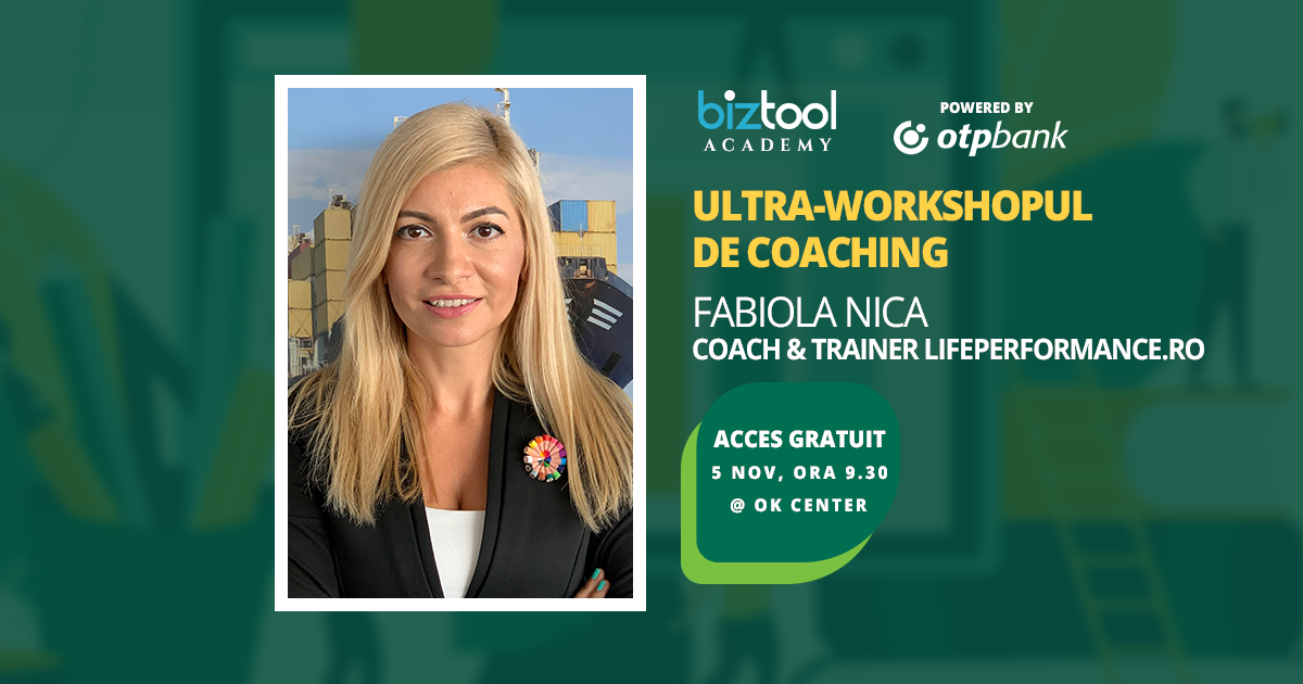BizTool Academy, ultra-workshop gratuit: coaching pentru antreprenori