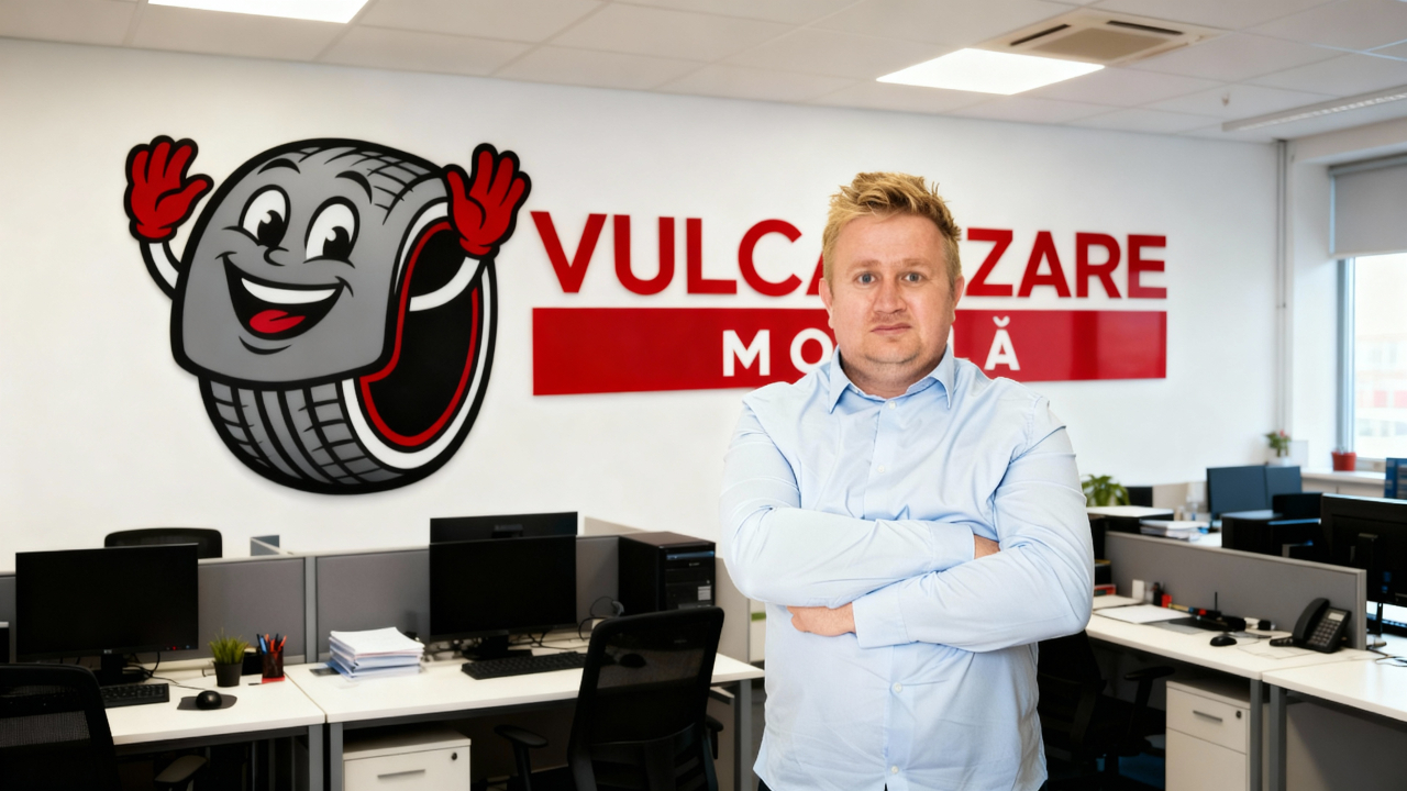 Florentin Crăciun este antreprenorul care vrea să conecteze șoferii cu servicii de vulcanizare mobilă