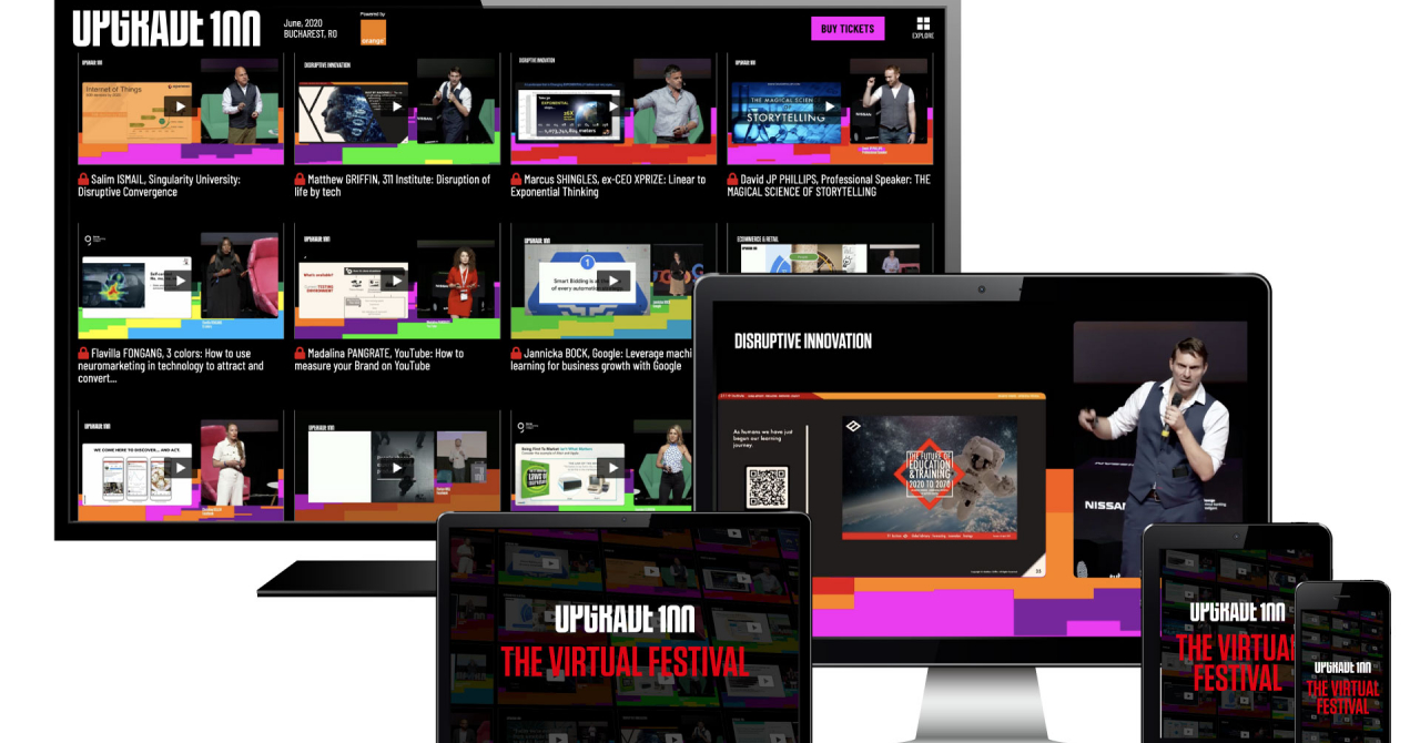UPGRADE 100 The Virtual Festival: acum vezi online toate panelurile