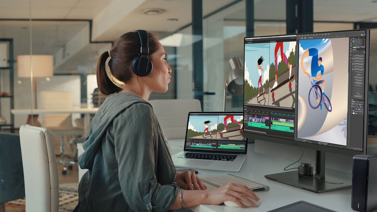 Monitorul ViewSonic destinat profesioniștilor în editare video și foto