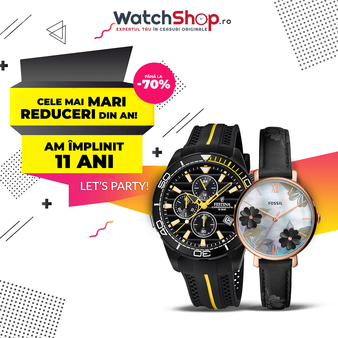 WatchShop.ro sărbătorește 11 ani de existență cu o campanie de reduceri