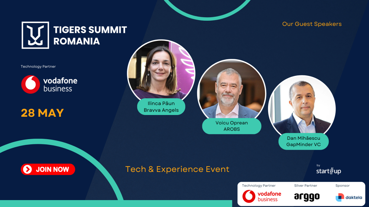 Speakeri confirmați la Tigers Summit - Ilinca Păun, Voicu Oprean, Dan Mihăescu