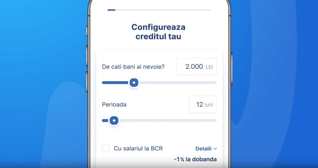 Îți poți face credit online la BCR, prin aplicația George Credit