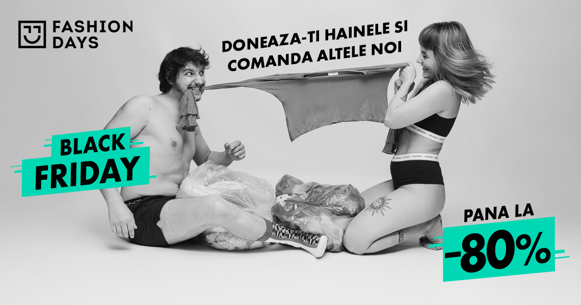 Black Friday 2020 Fashion Days s-a încheiat, dar donațiile continuă