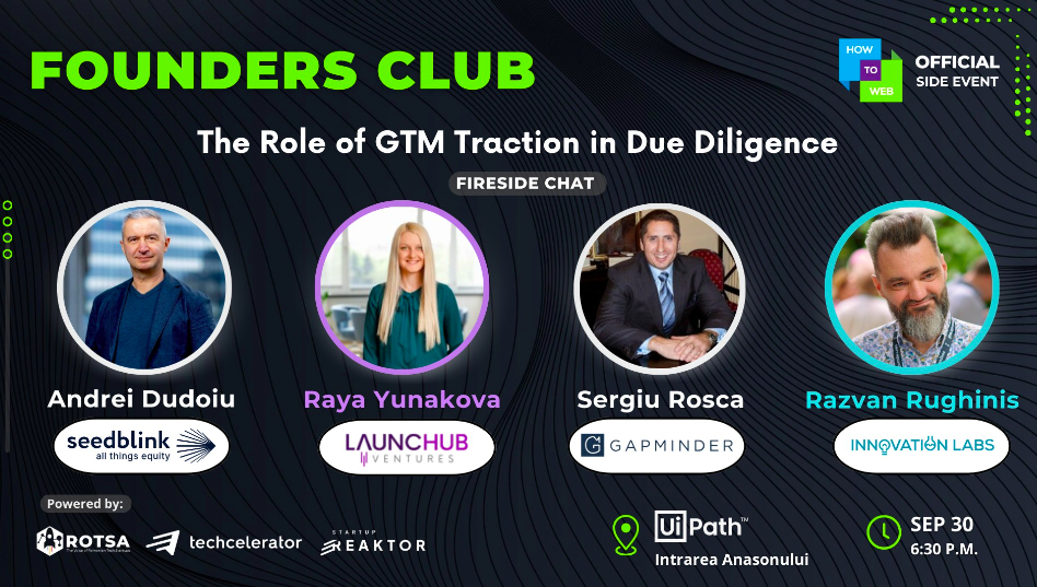 Founders Club Bucharest: cum evaluează investitorii performanța unui startup