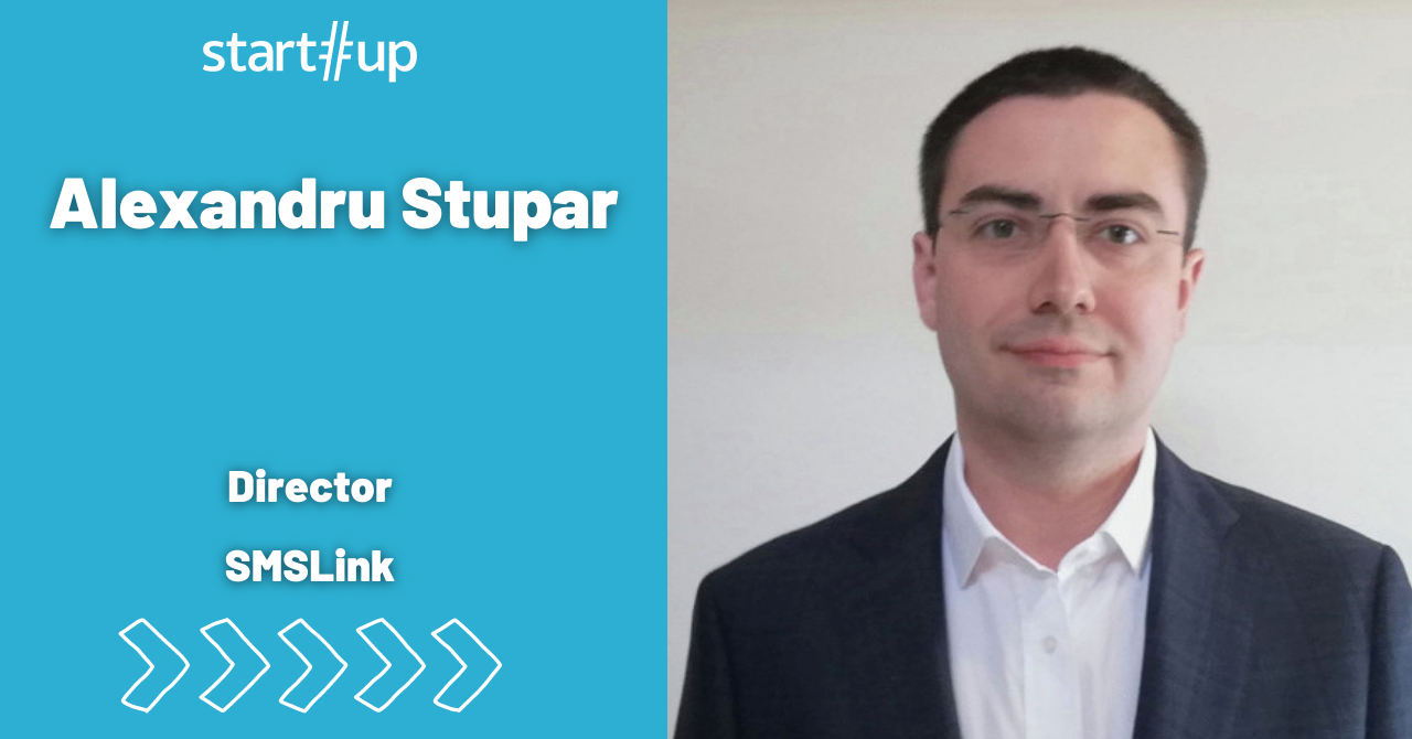Alexandru Stupar, SMSLink: Cum se transformă piața de SMS-uri prin tehnologie