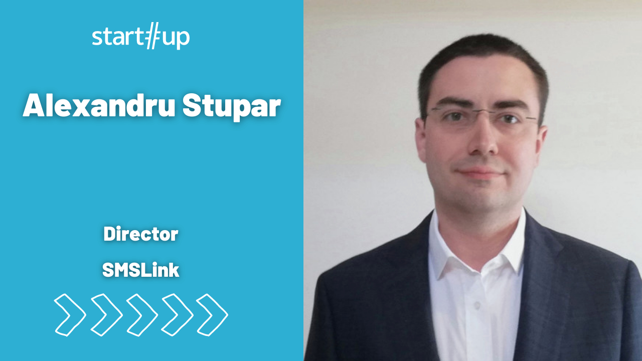 Alexandru Stupar, SMSLink: Cum se transformă piața de SMS-uri prin tehnologie