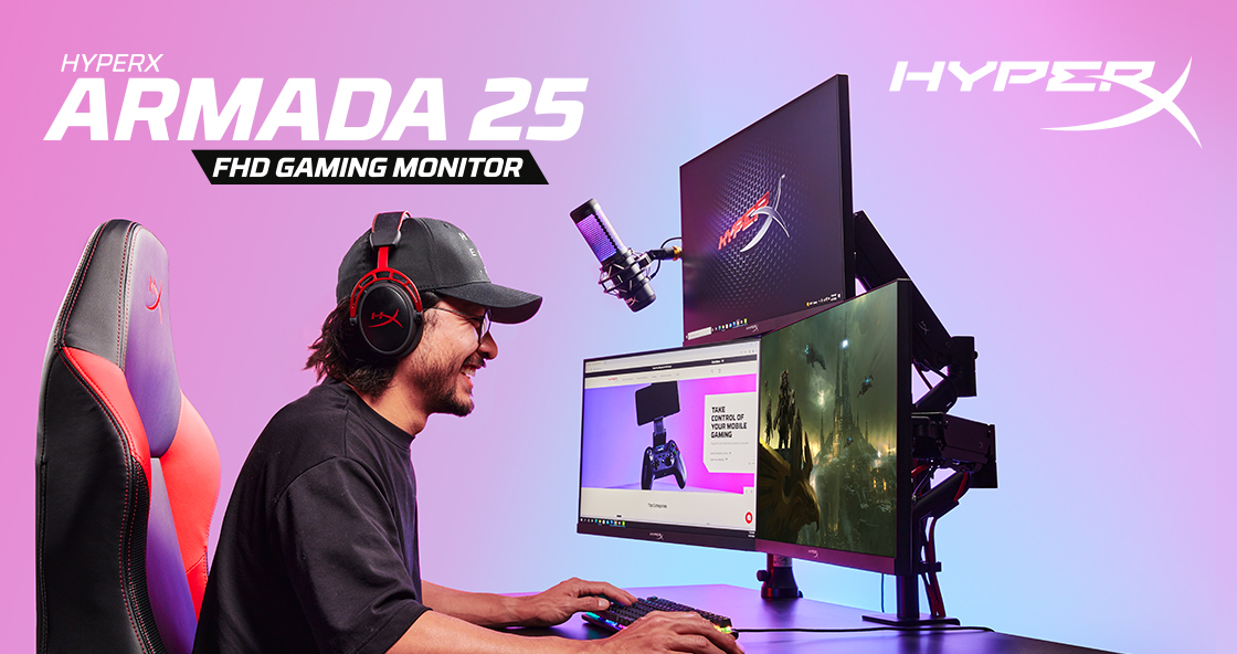 HyperX Armada, noi monitoare pentru gaming și esports disponibile