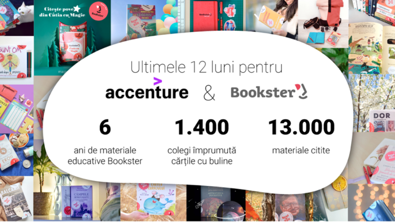 Organizații care citesc: Accenture și Bookster