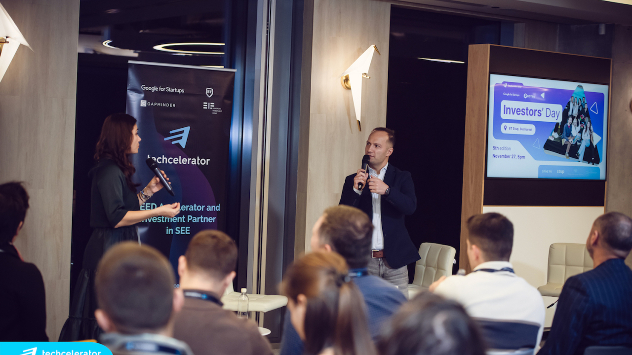 8 startup-uri au prezentat pe scenă la Techcelerator Investors’ Day