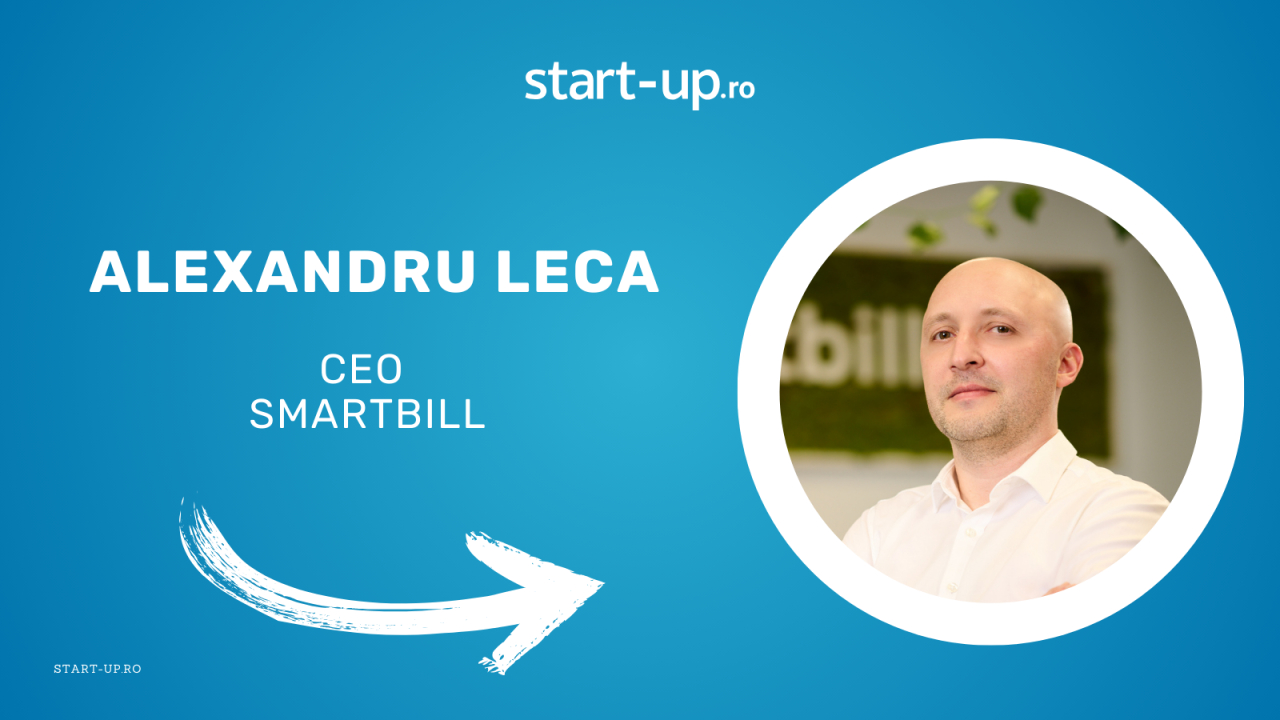 Alexandru Leca devine CEO al SmartBill. Planurile companiei la 18 ani de când a fost fondată