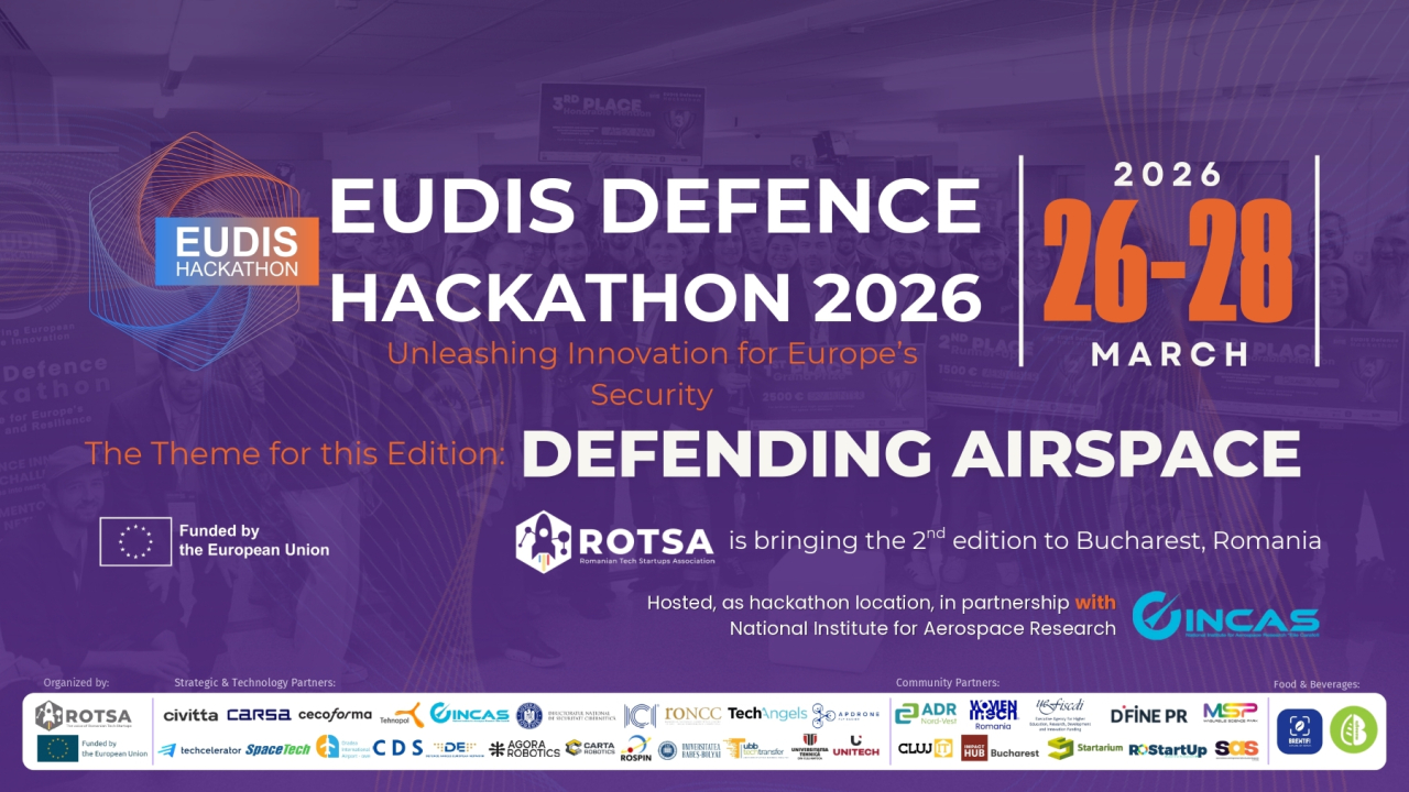 Premii de 20.000 euro la hackathonul EUDIS, un eveniment european dedicat tehnologiilor cu aplicabilitate civilă și militară