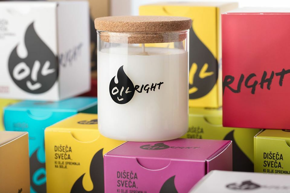 OilRight, lumânări din ulei alimentar uzat și crowdfunding pe consolid8