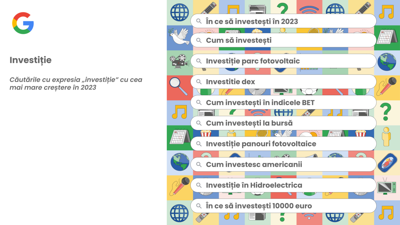 Cele mai populare căutări pe Google în România în 2023
