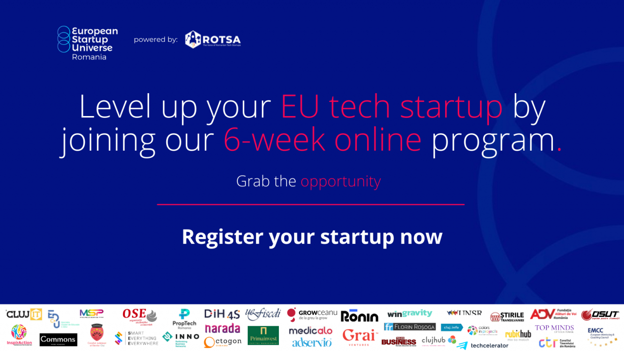 Crește-ți startup-ul în incubatorul European Startup Universe. Înscrieri deschise