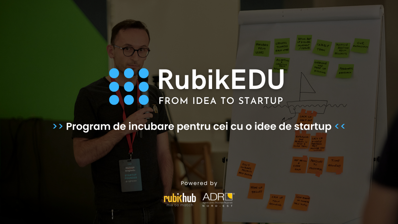 Programul de incubare RubikEDU 2023: de la idee la startup