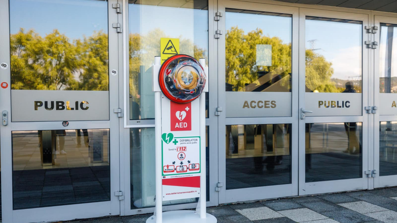 Aplicația HelpMe te ajută să găsești pe hartă cel mai apropiat defibrilator