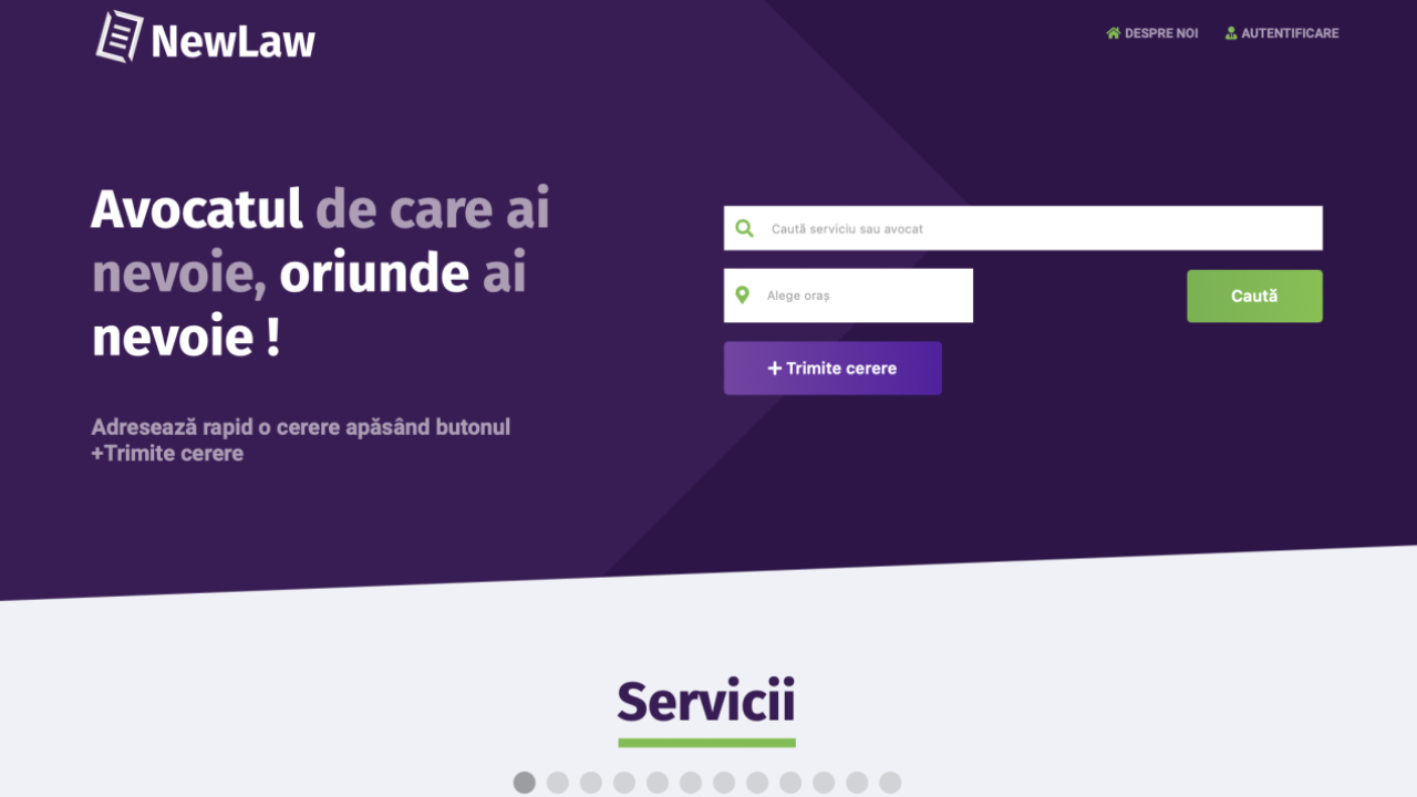 50.000€ în NewLaw.ro, platformă digitală de colaborare cu o echipă de avocați