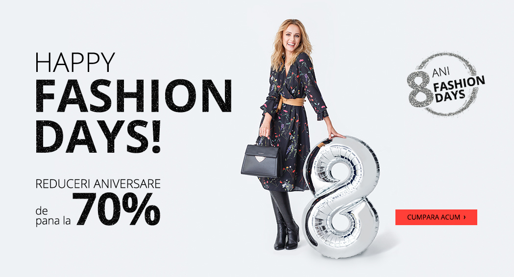 Ziua Fashion Days: reduceri de 70% la haine