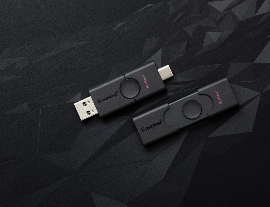 Kingston anunță DataTraveler Duo, un stick USB pentru laptop și telefon