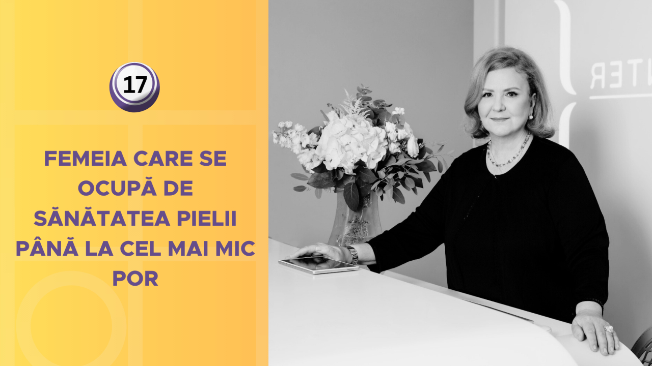 Femeia care se ocupă de sănătatea pielii până la cel mai mic por